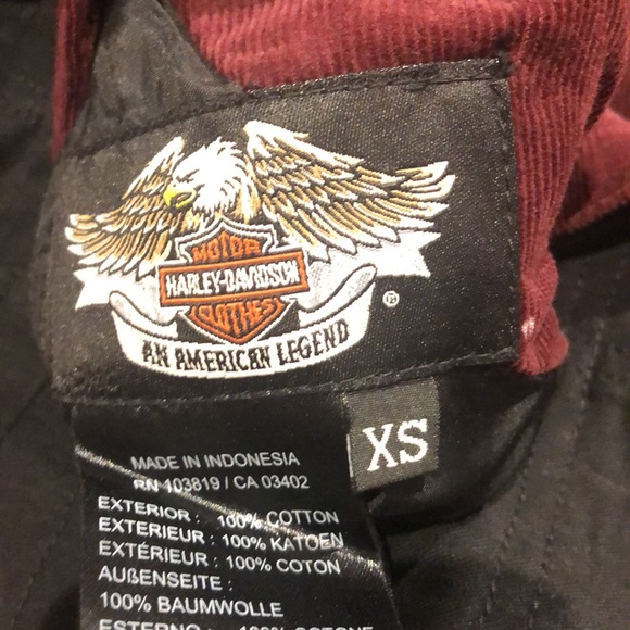 Ladies Harley-Davidson corduroy jacket size XS - Picture 14 of 15